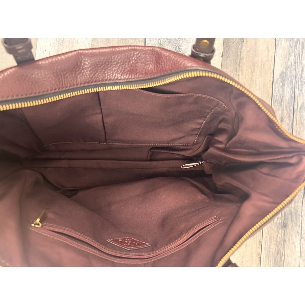 Fossil Rachel Top Zip Tote Leather Bag - Picture 7 of 9